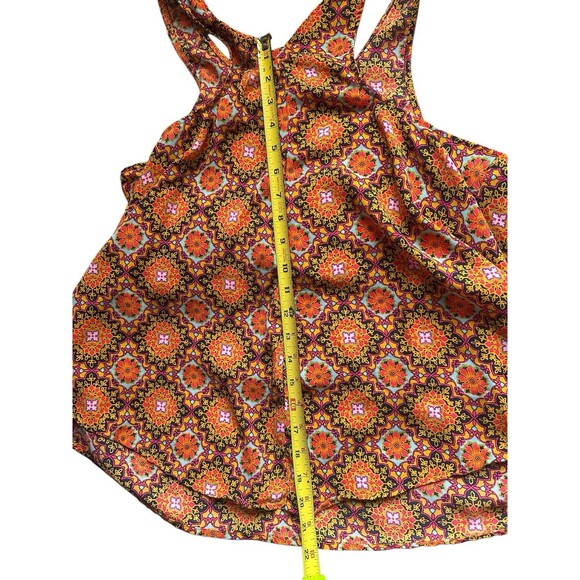 Xhilaration Women’s Kaleidoscope Tie-Dye Tank Top Size Large - Multicolor - Picture 4 of 4